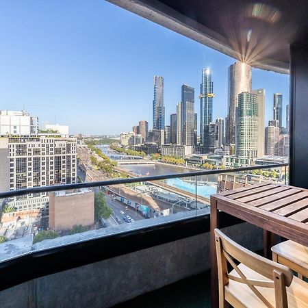 Aura2107, 2 Bedroom Apartment With Balcony, Stunning Yarra River And City Views メルボルン エクステリア 写真